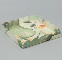 Изображение Коробка для пряников и печенья «Лучшему учителю», 18 х 18 х 3 см